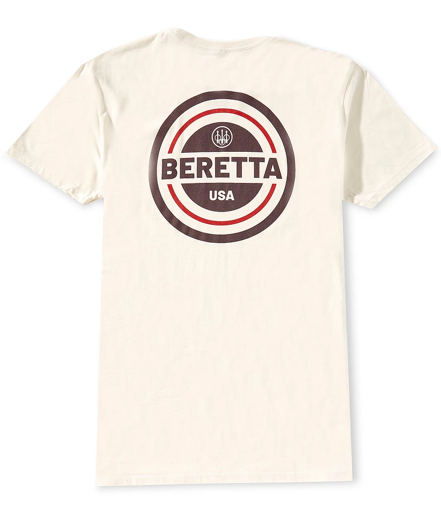 Beretta Trident Logo Short Sleeve Graphic Relaxed Fit T-Shirt