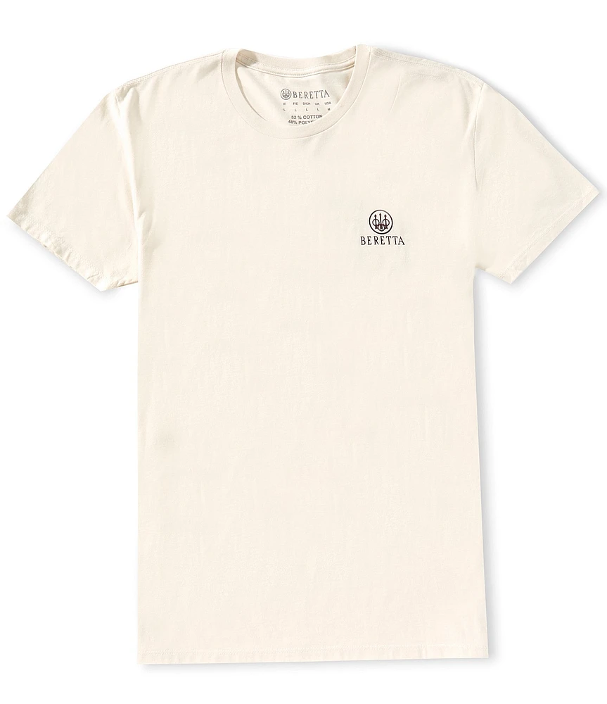Beretta Trident Logo Short Sleeve Graphic Relaxed Fit T-Shirt
