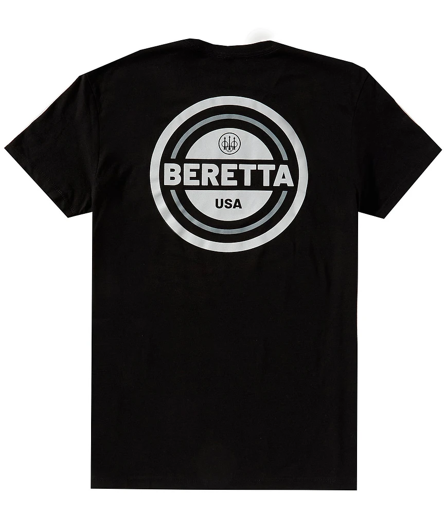 Beretta Trident Logo Short Sleeve Graphic Relaxed Fit T-Shirt