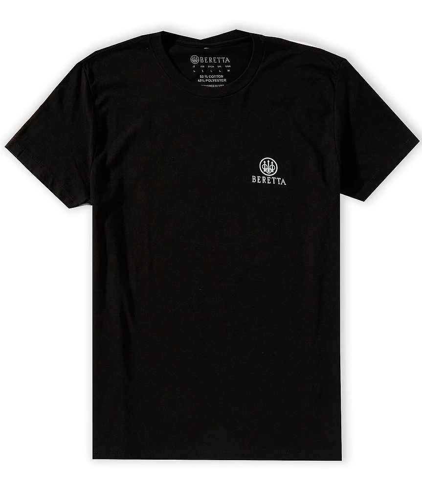 Beretta Trident Logo Short Sleeve Graphic Relaxed Fit T-Shirt