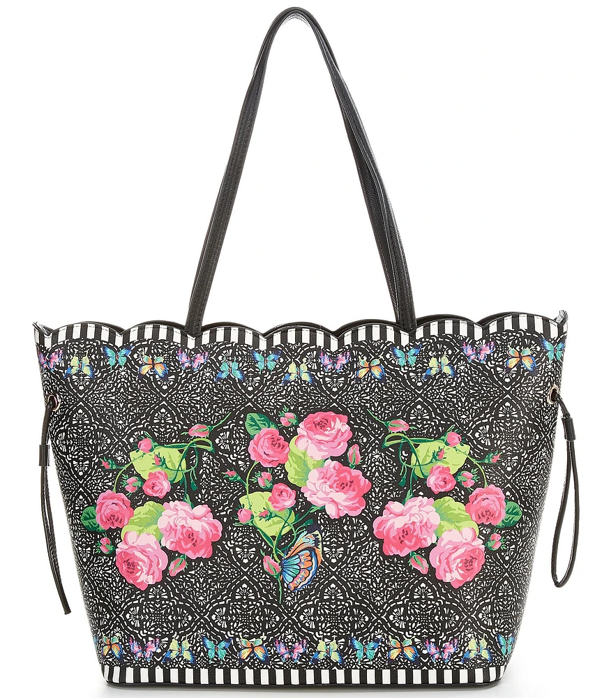 Betsey Johnson Scalloped Everyday Tote Bag