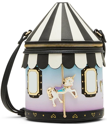Betsey Johnson Spin Me Carousel Crossbody Bag