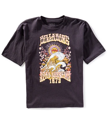 Billabong Big Girls Short-Sleeve Stay Sunshine Oversized T-Shirt