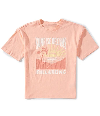 Billabong Big Girls Short-Sleeve Sunshine Dream Oversized T-Shirt