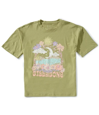 Billabong Big Girls Short-Sleeve Surf Rhythm Oversized T-Shirt