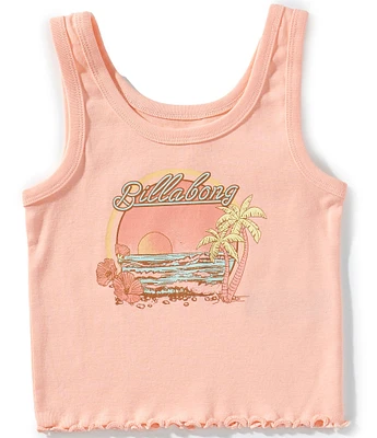Billabong Big Girls Sleeveless Tropical Scenic Tank Top