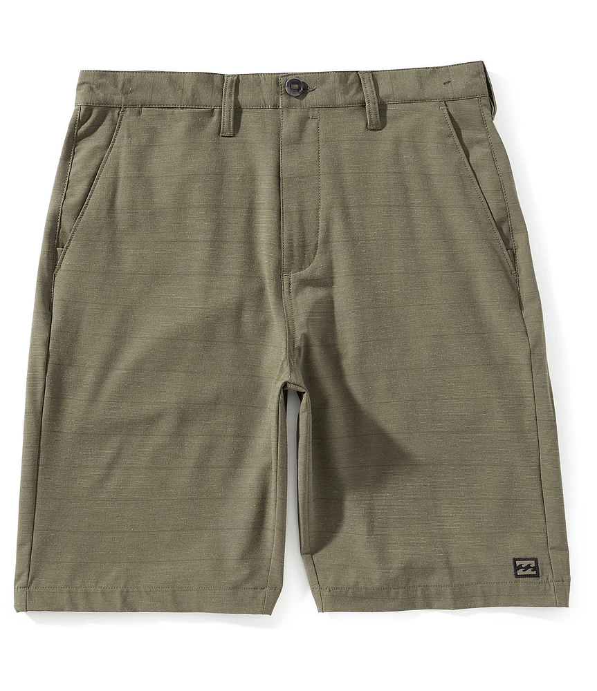 Billabong Crossfire Solid Elastic Submersible 18#double; Inseam Shorts