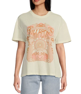 Billabong Waves Of Changes Short Sleeve Oversized Graphic T-Shirt