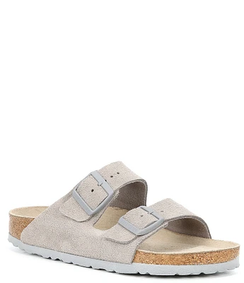 Birkenstock Women's Arizona Soft Footbed Suede Slide Sandals