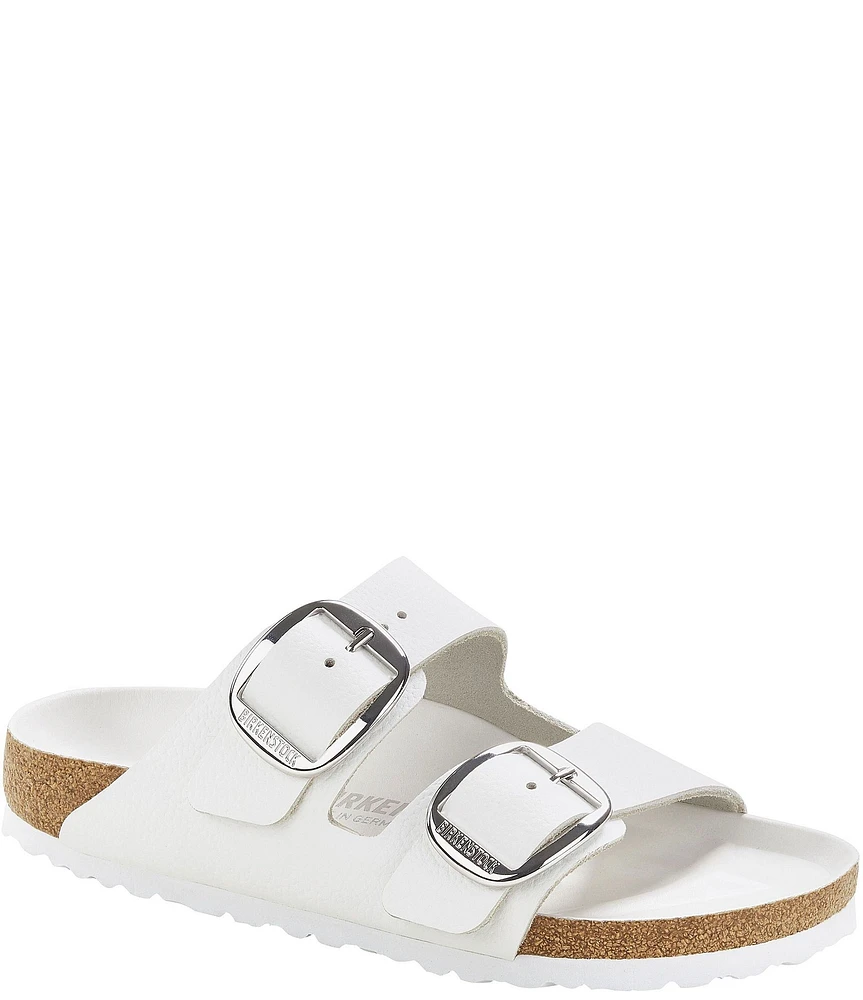 Birkenstock Women's Arizona Big Buckle Hardware Leather Slide Sandals