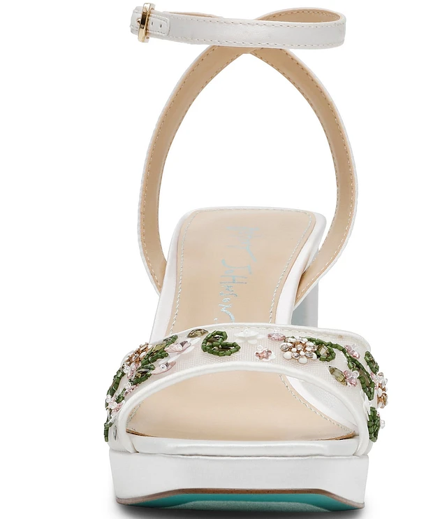 Betsey Johnson Blue by Betsey Johnson Kirra Floral Platform Dress Sandals |  Liberty Center