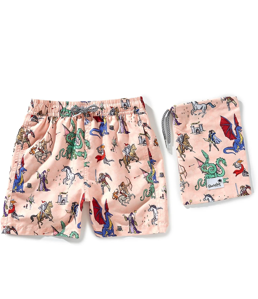 Boardies Little/Big Boys Fantasy Folk Swim Trunks
