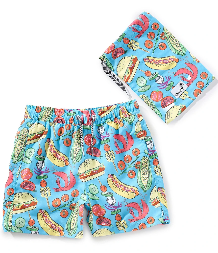 Boardies Little/Big Boys Grill Master Swim Trunks