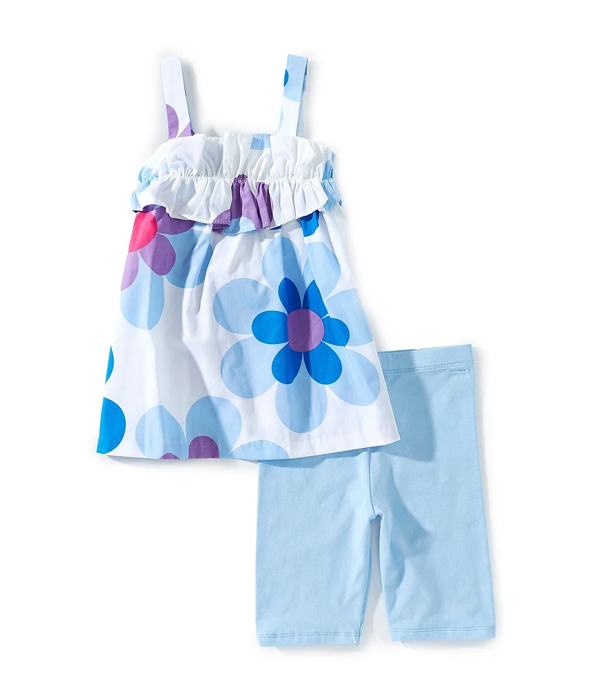 Bonnie Jean Little Girls Sleeveless Pop Daisy Set
