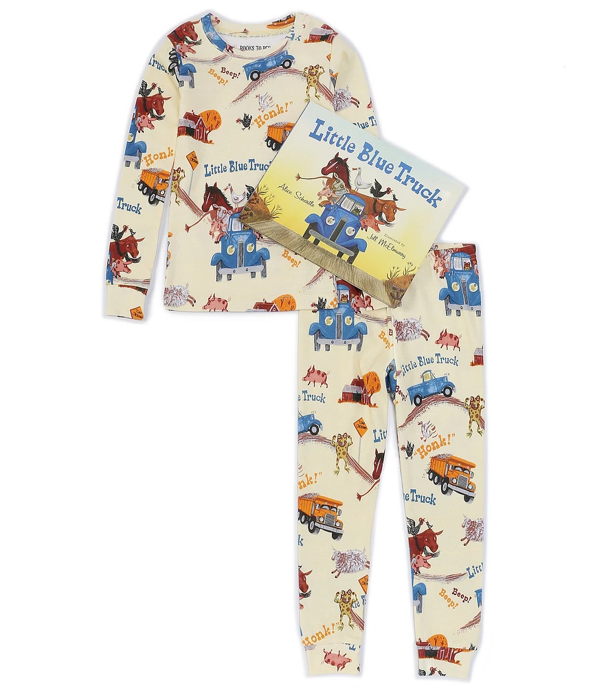 Books To Bed Little Boys Little Blue Truck Two-Piece Pajamas & Book Set