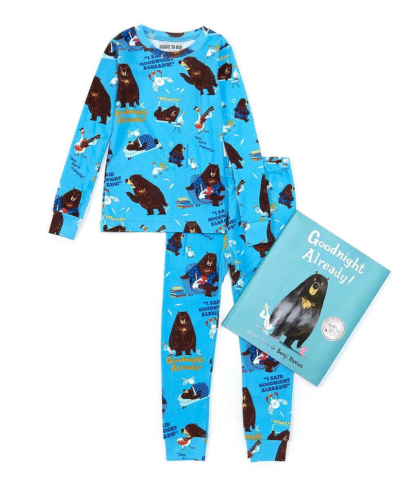 Books To Bed Little/Big Boys Goodnight Already Two-Piece Pajamas & Book Set