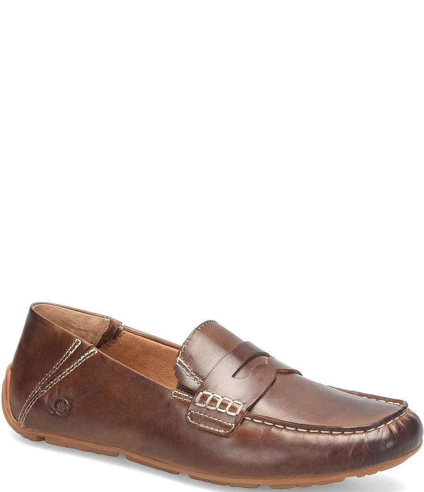 Born Men's Marcel Leather Penny Loafer Drivers