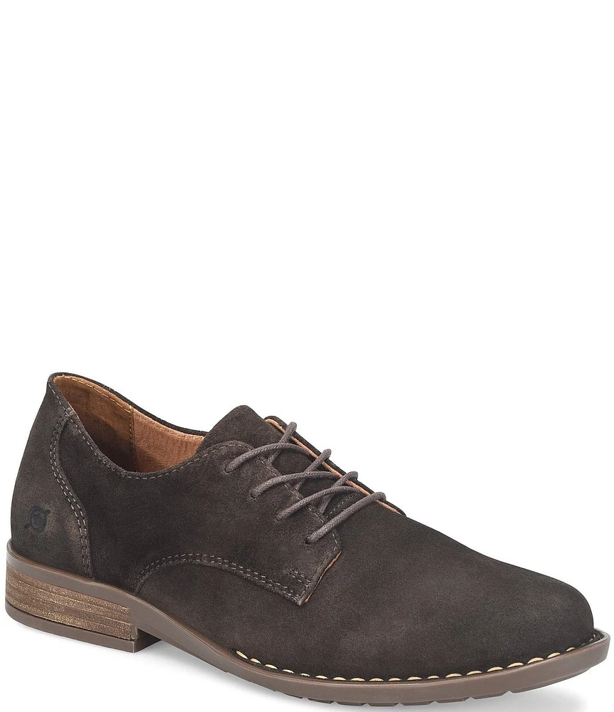 Born Men's Ryker Suede Lace-Up Oxfords