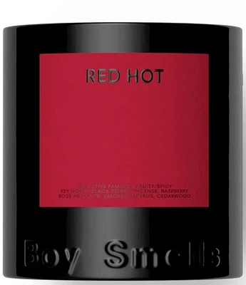 Boy Smells Red Hot Candle