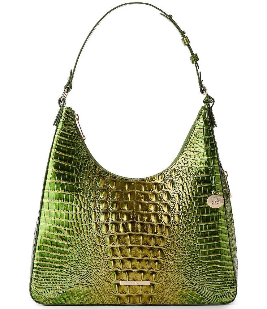 BRAHMIN Melbourne Collection Cacti Green Tabitha Shoulder Bag