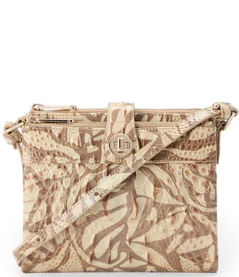BRAHMIN Stepping Stone Melbourne Collection Mina Compact Crossbody Bag