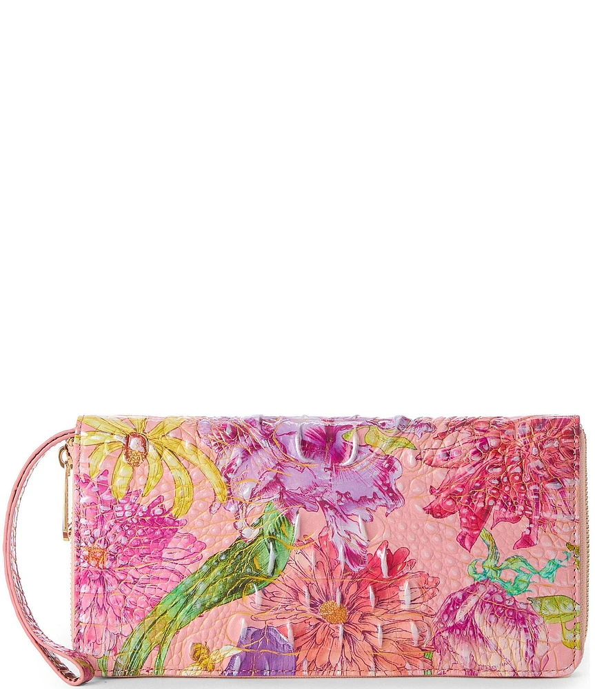 BRAHMIN Melbourne Collection Perennial Skyler Travel Wallet Wristlet