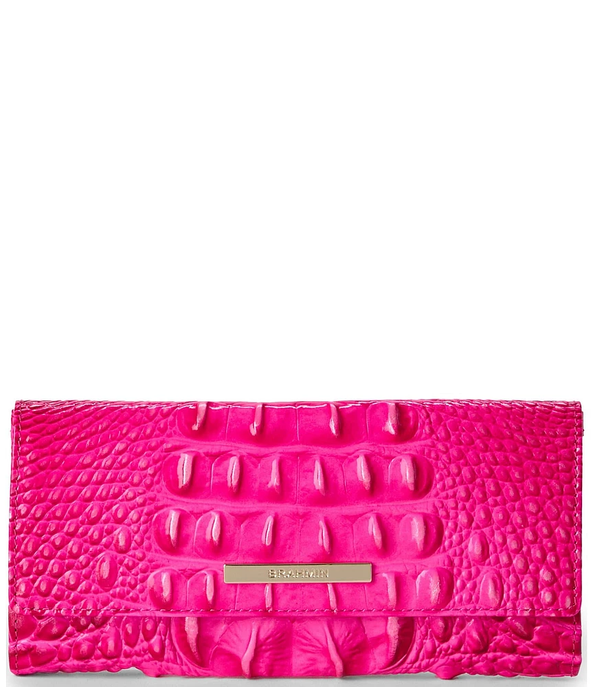 BRAHMIN Ombre Melbourne Collection Cordelia Trifold Wallet