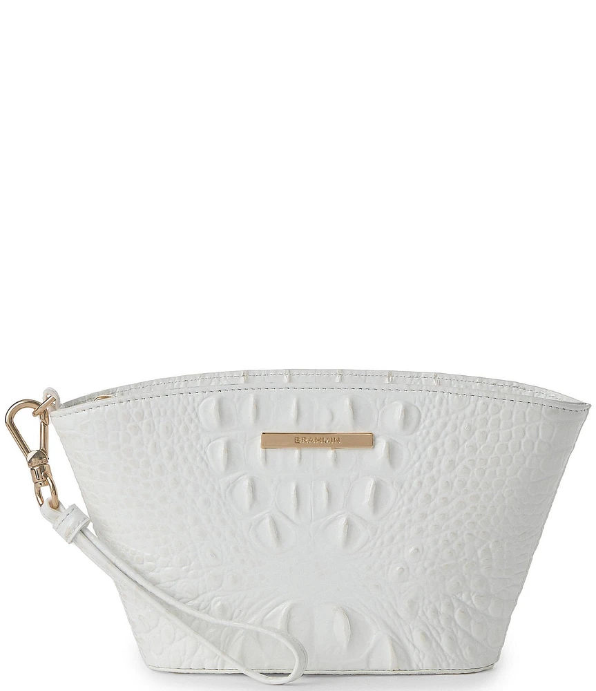 BRAHMIN Sea Salt Melbourne Collection Ariana Wristlet