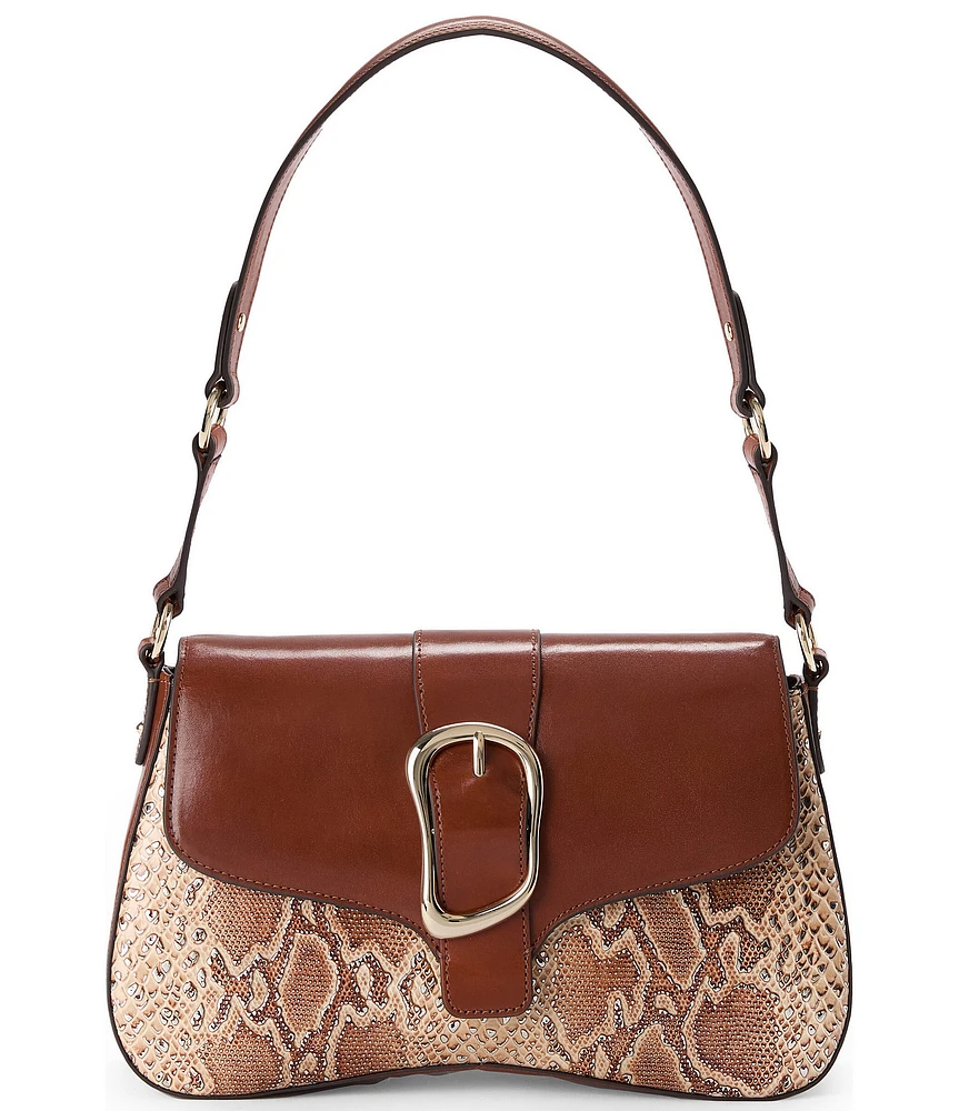 BRAHMIN Wailua Collection Nerida Buckled Shoulder Bag