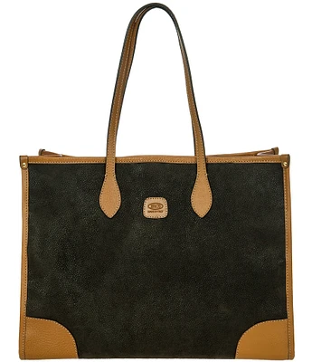 Bric's Life Contrast Trim Tote Bag