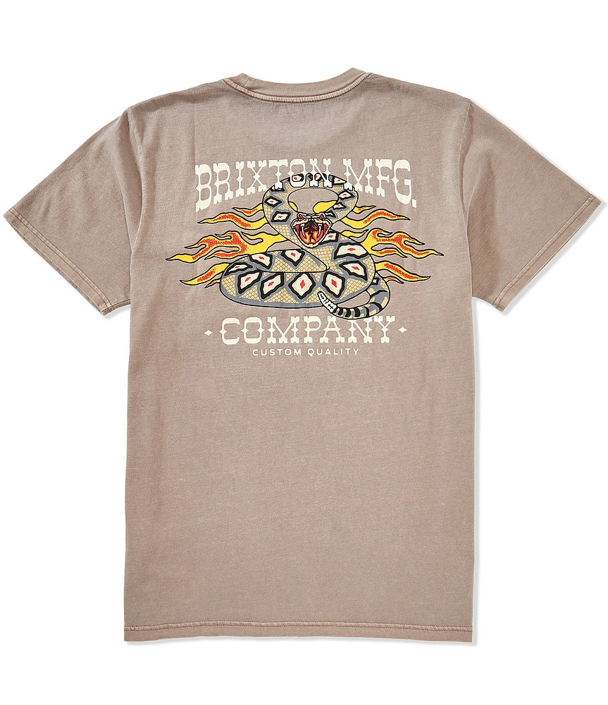 Brixton Hardee Snake Graphic Short Sleeve T-Shirt