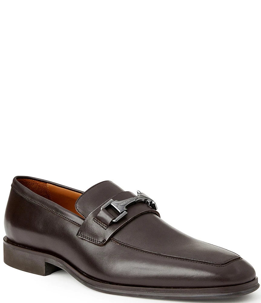 Bruno Magli Men's Raging Bit Buckle Calf Leather Loafers