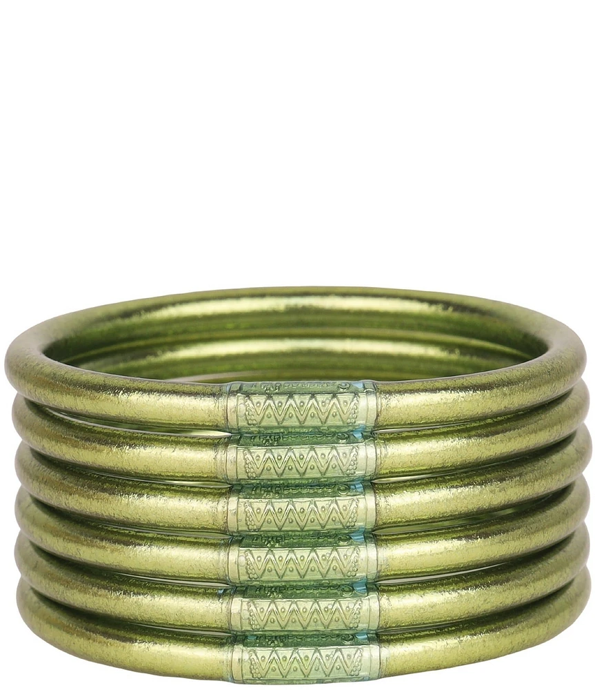 BuDhaGirl Serenity Prayer All Weather Bangles® Bracelet Set