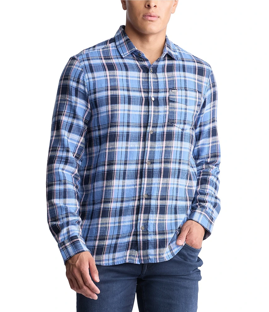 Buffalo David Bitton Long Sleeve Saroz Plaid Woven Shirt