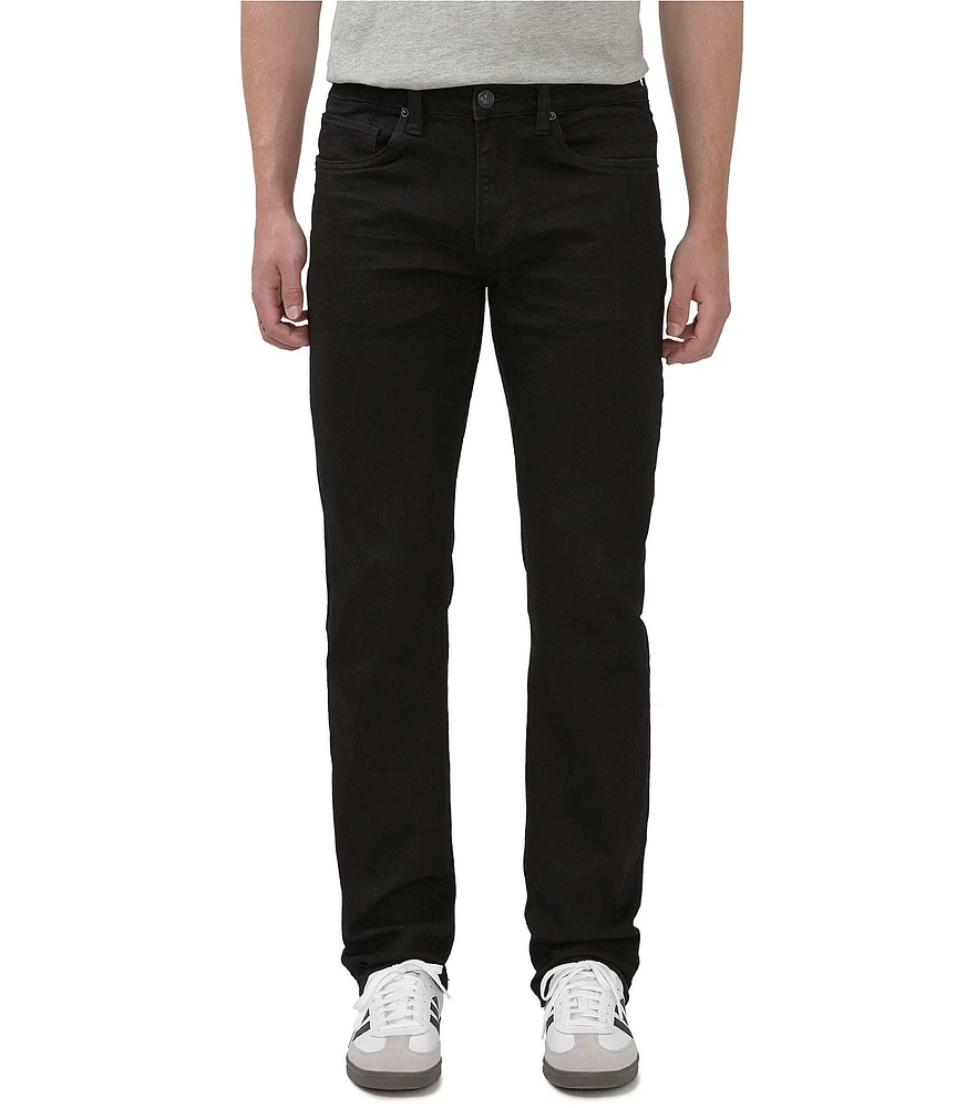 Buffalo David Bitton Black Story Collection Straight Leg Six Jeans