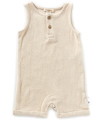 Burt's Bees Baby Boys Terry Shortall Romper