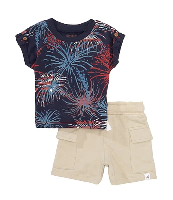 Burt's Bees Baby Short Sleeve Celebrate America T-Shirt & Short Set