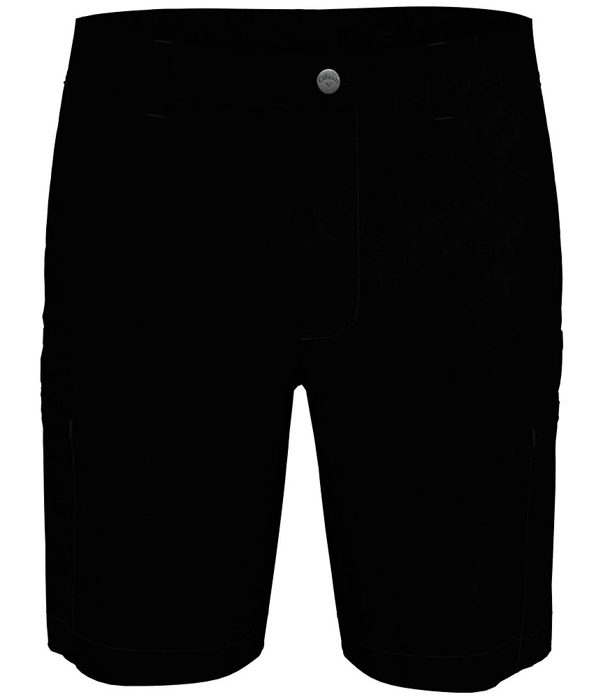 Callaway Solid Flat-Front Swing Tech™ Cargo Pocket 8 Inseam Golf Shorts