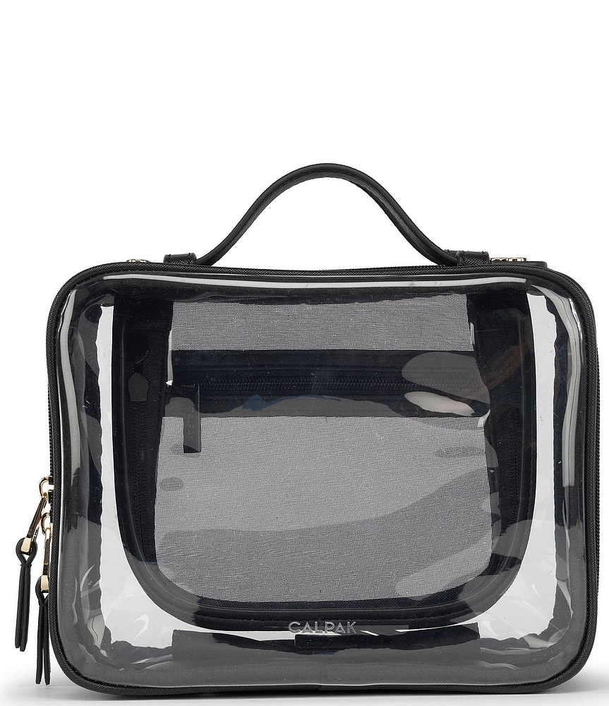 CalPak Medium Clear Cosmetics Case
