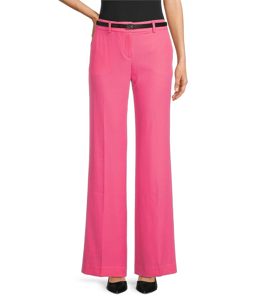 Calvin Klein Belted Wide Leg Pants