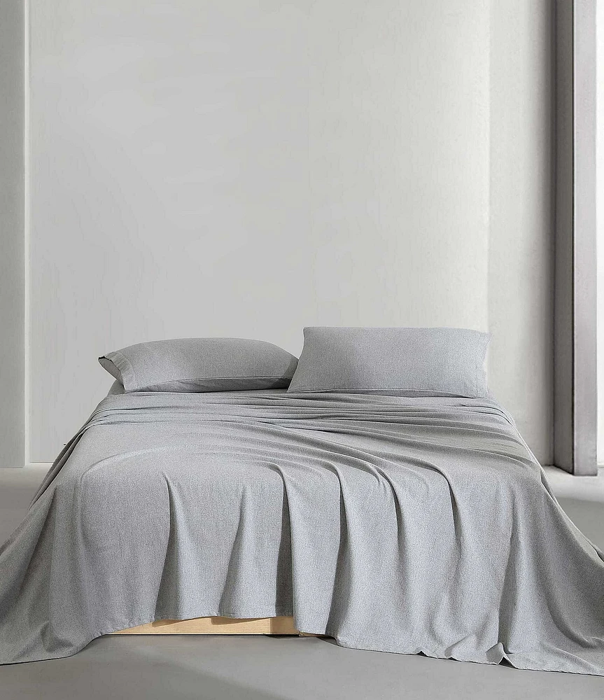 Calvin Klein Melange Flannel Sheet Set