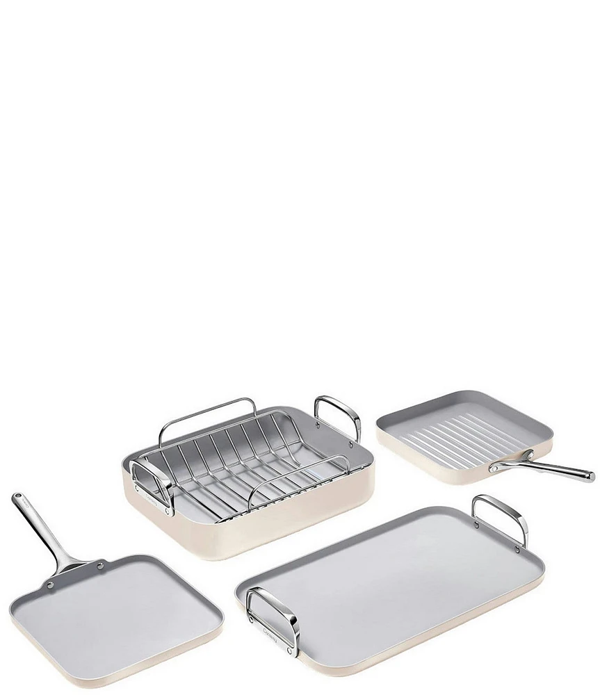 Caraway Ceramic-Coated 6-Piece Squareware Set