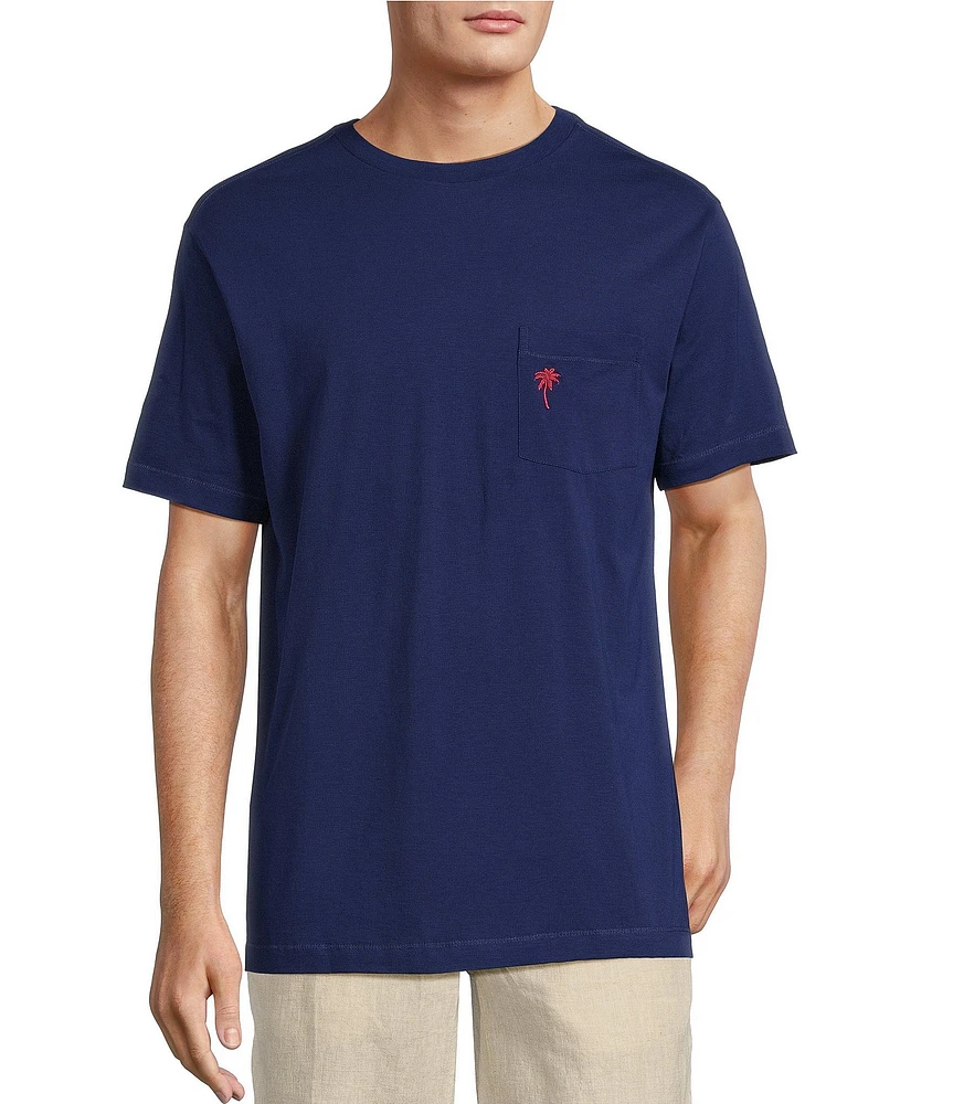 Caribbean Supima Cotton Short Sleeve Pocket Relaxed Fit T-Shirt