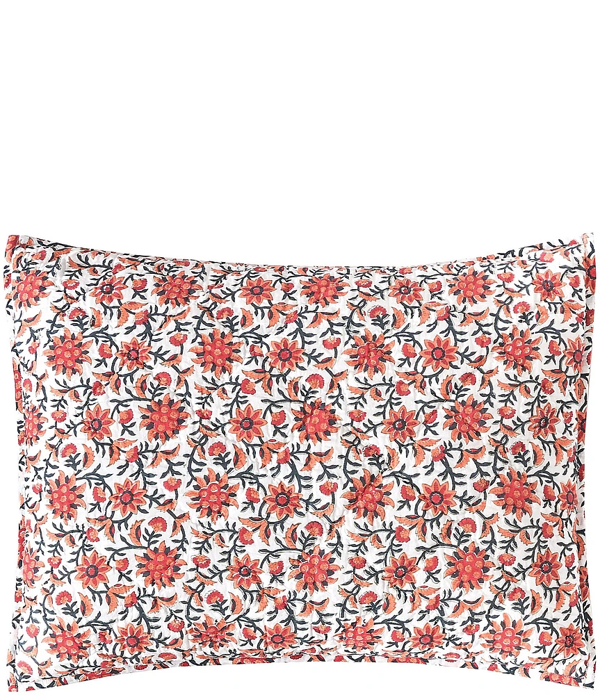 carol & frank Colley Floral Standard Pillow Sham