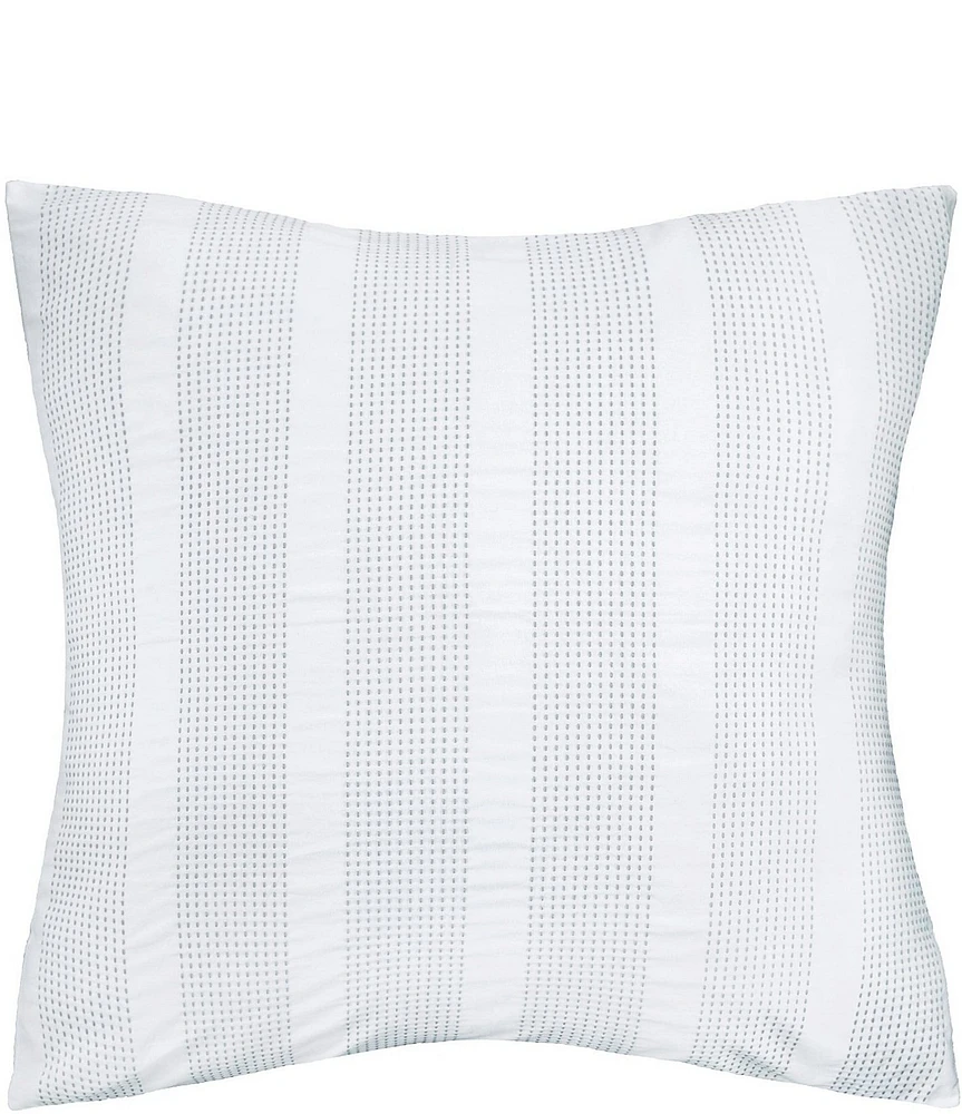 carol & frank Mason Sateen Dobby Weave Wide Stripes Euro Sham