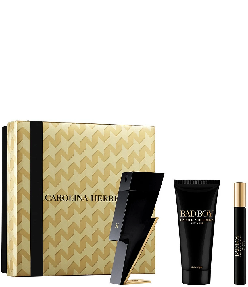 Carolina Herrera Bad Boy Eau de Toilette Men's 3-Piece Gift Set