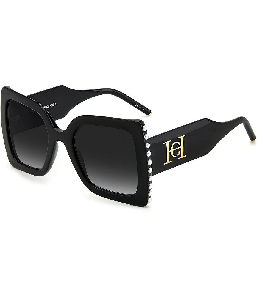 Carolina Herrera CH0001 55mm Square Statement Sunglasses