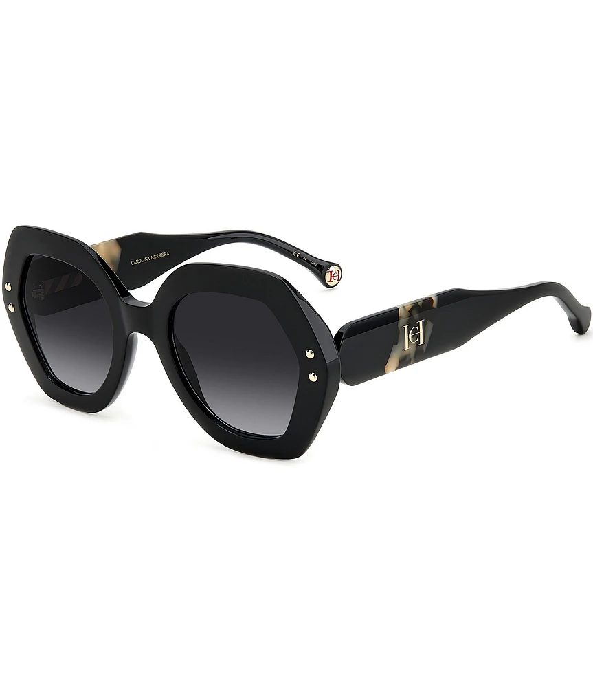 Carolina Herrera HER0126/S Geometric Oval Sunglasses
