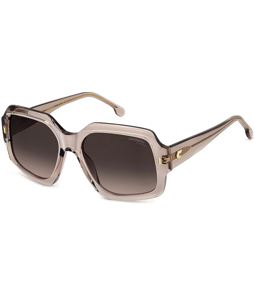 Carrera Women's 3045/S 56mm Transparent Square Sunglasses