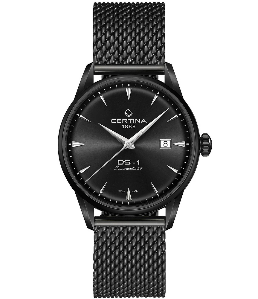 Certina Men's DS-1 Powermatic 80 Automatic Stainless Steel Mesh Bracelet Watch